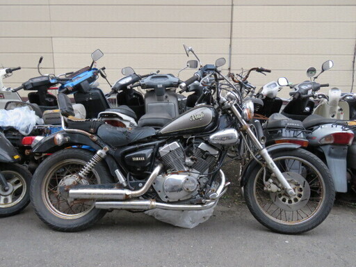 YAMAHA VIRAGO 3DM ヤマハ ビラーゴ 250cc 11775km ブラック パーツ取り 部品取り車 ベース車 バイク 札幌発