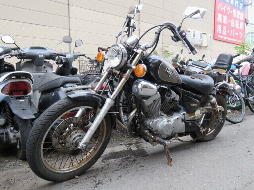 YAMAHA VIRAGO 3DM ヤマハ ビラーゴ 250cc 11775km ブラック パーツ取り 部品取り車 ベース車 バイク 札幌発 YAMAHA VIRAGO 3DM ヤマハ ビラーゴ 250cc 11775km ブラック パーツ