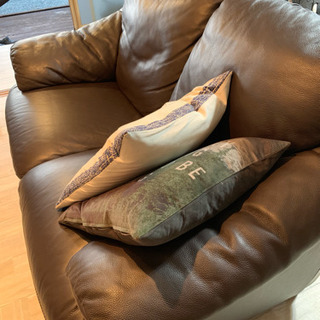 1週間値下げ！高級革ソファー