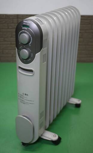 美品 16年製 山善 オイルヒーター DO-L123 3段階切替式 温度調節機能付