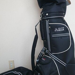 未使用品】ウィルソン Wilson ベアキャスター付きキャディバッグ