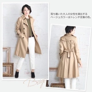 【美品】フレッドペリー　キルティングライナー付き　トレンチコート　ベージュ　10 使用品》トレンチコート(ベージュ) 15号 キルティングライナー付