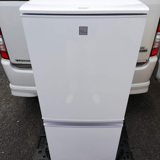 SHARP シャープ SJ-14E4-KW 2017年製 137L 冷蔵庫