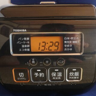 東芝　RC-5SL(K)　マイコンジャー炊飯器（3合炊き）１年半...