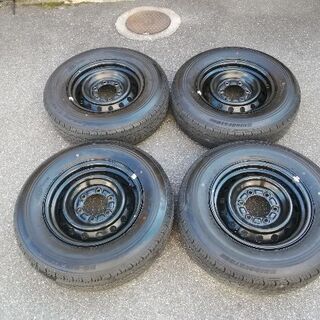 トヨタ 純正 195/80Ｒ15 107/105L LT 200系 ハイエース オプション】トヨタ 200系 ハイエース 純正 OP 15in 6J +35