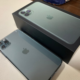 iPhone11 Pro Max 256GB SIMフリー ミッドナイトグリーン