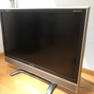 【引渡し準備中】動作確認済  SHARP製　37型TV
