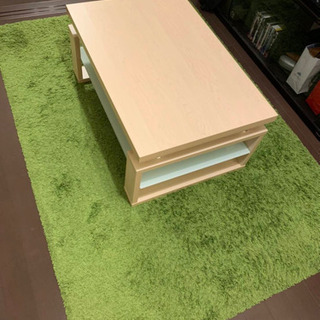 11月9日まで‼️イケア IKEA グリーン 緑色 カーペット ...
