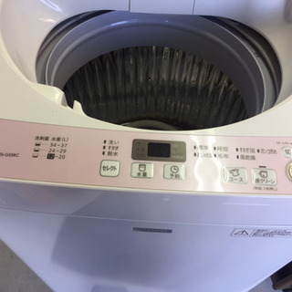 中古 SHARP洗濯機 ES-G55RC-P 2016年製 | justice.gouv.cd