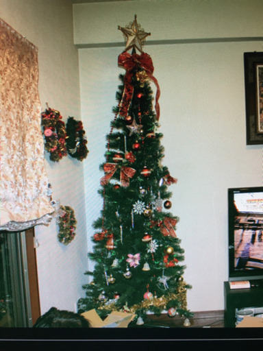 ファイバークリスマスツリー　スリム　240cm
