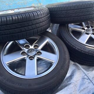 トヨタ 純正 アルミホイール 15インチ ブリッヂストン 175/65R15 ラジアルタイヤ 4本セット ノア ヴォクシー アイシス等に 