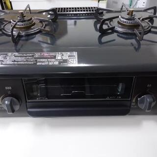パロマ 水無しグリル ガスコンロ IC-S37K-L 2019年製 LPガス専用