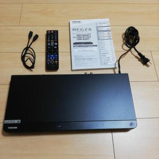 東芝　TOSHIBA　REGZA　レコーダー　dbr−w1007