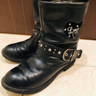 【無料】女児ブーツ（23.0㎝／中古）& 女児服