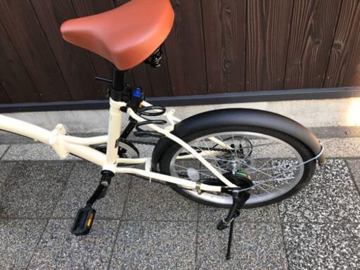 advance 折りたたみ 自転車 20 インチ カゴ 6 段 変速