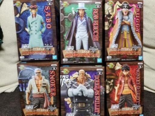 ワンピース スタンピードフィギュア6種類 てんちょ 春日井のおもちゃの中古あげます 譲ります ジモティーで不用品の処分