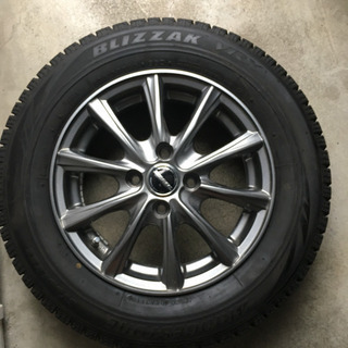 値下げしました】ブリザックVRX 185/65R14ホイール付4本セット