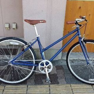 SAKURA Bike 26吋シングルスピードスポーツバイク(ブルー)