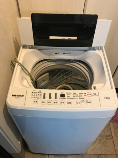 ハイセンス　洗濯機　4.5L