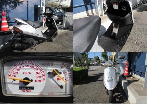 埼玉川口発！スズキ アドレスV100 タイプS シルバー 即引渡し可能！