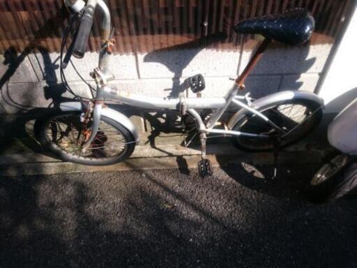 20インチ折りたたみ自転車　6変速