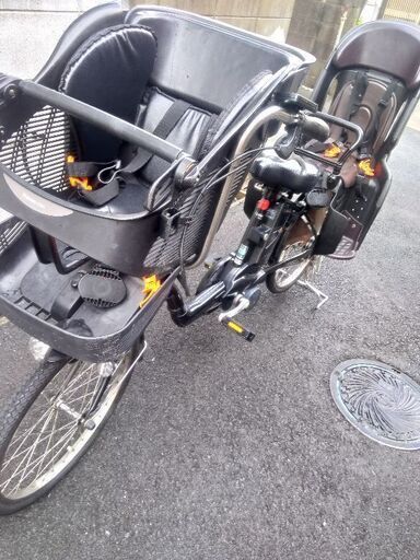 子乗せ電動自転車　３人乗り