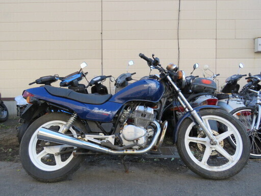 HONDA NIGHT HAWK MC26 ホンダ ナイトホーク 250cc ブルー 3482km パーツ取り 部品取り車 ベース車 バイク 札幌発