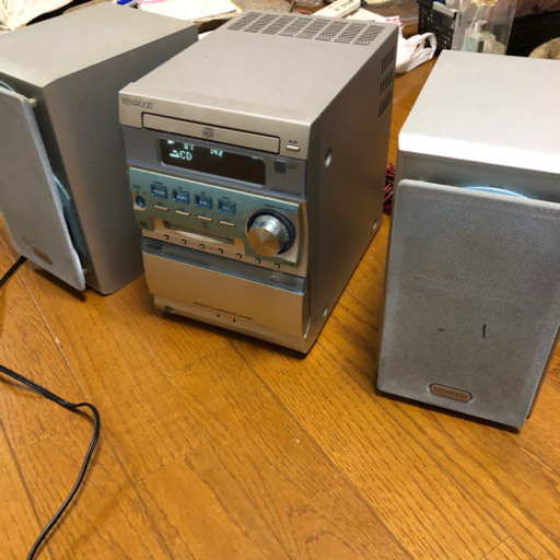 今月末まで Kenwood Cd Md カセットコンポ 訳あり 安藤 プロフ必読 小平のオーディオ コンポ の中古あげます 譲ります ジモティーで不用品の処分