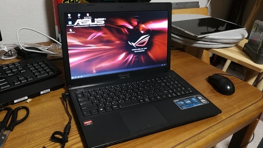 ASUS X55U SSD120 高速起動 4GB