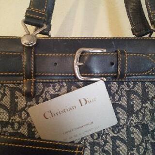 値下げ‼️希少！Christian Dior
バッグ トロッター 
青