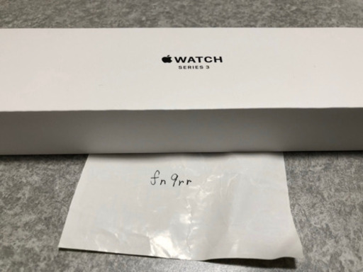 【新品未使用】Apple Watch series3 【GPS】Space Gray Aluminum Sport Band Black