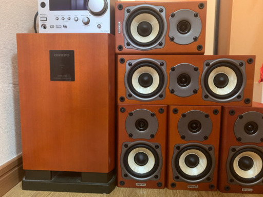 ONKYO】ホームシアターセット 5.1ch アンプ内蔵ウーファー