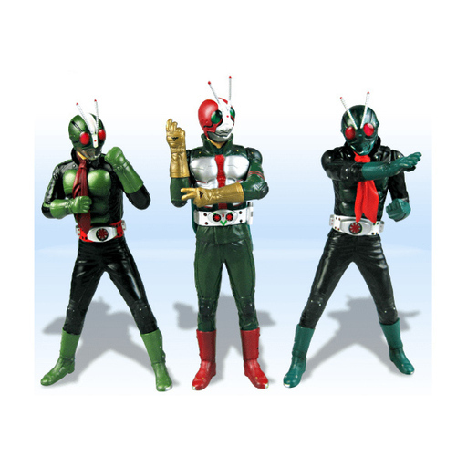 定番のお歳暮&冬ギフト 仮面ライダーTHE ソフビ魂 3体セット BANDAI ...