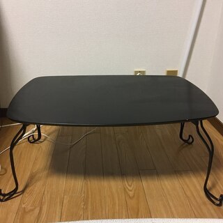 ニトリ 折りたたみテーブル キャル2 黒