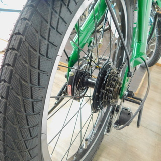 エコプラス小倉南店】超美品 折り畳み自転車 20インチ HUMMEA マッド