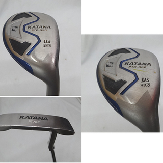 KATANA/カタナ PTC-350 クラブセット 12本+パター PT787+キャディバッグ ゴルフクラブ 札幌市 豊平区 平岸
