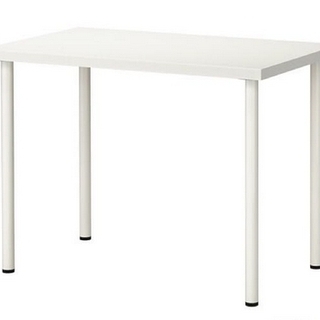 IKEA(イケア) LINNMON ADILS テーブル ホワイ...