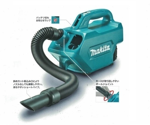 新品 マキタ CL121DZ 10.8V車内清掃用 充電式クリーナー バッテリ・充電器別売 新品