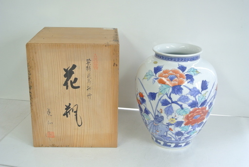 綺麗な壺 有田焼の花瓶 花器花鳥牡丹 虎仏作華道 Ken 三条のインテリア雑貨 小物 花瓶 の中古あげます 譲ります ジモティーで不用品の処分
