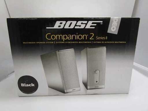 【未使用品】ボーズ/BOSE パソコン用スピーカー Companion2 Series II ブラック(1)　【中古】