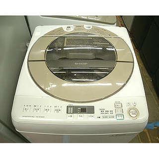札幌 9.0kg 2015年製 洗濯機 シャープ 静音 幅600mm ES-GV90R 