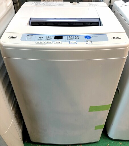 【送料無料・設置無料サービス有り】洗濯機 2017年製 AQUA AQW-S60E 中古