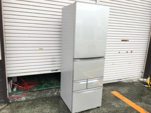 TOSHIBA 東芝 ノンフロン 5ドア冷凍冷蔵庫 シルバー GR-43ZZ (NU)  426L   2013年製