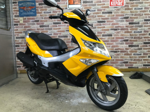【低走行機関外観極上】PGO Allorow125 アローロ125 セル/キック一発 インナーも綺麗 ファミリーバイク特約で維持費格安【多数画像動画有】