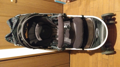 【最終処分1/31まで】ベビーカー グレコ シティーエース カラフルドット AB型