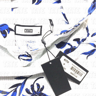正規品 KITH フローラル シアサッカー ハリソンプルオーバー パーカー