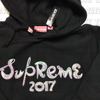 正規品 Supreme シュプリーム ブラッシュロゴ パーカー ブラック - メンズ 