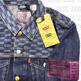 正規品 KITH × Levi’s コラボデニムジャケット ダークブルー 正規品 KITH × Levi's コラボデニムジャケット ダークブルー