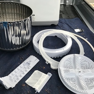 取引中2019年製高年式シャープ全自動洗濯機ホワイト系6キロ美品。千葉県内配送無料。設置無料。