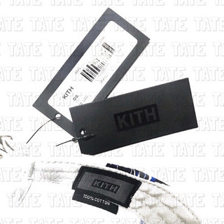 正規品 KITH シアサッカー フローラル キャップ グレー